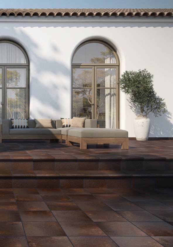 906859 На пол Metal Black 33x33 - фото 3