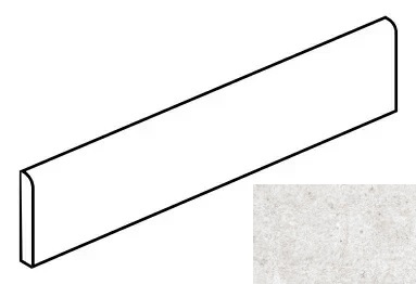 K-2060/MR/p01/76x1200x10 Плинтус Monochrom Белый MR 76x1200x10