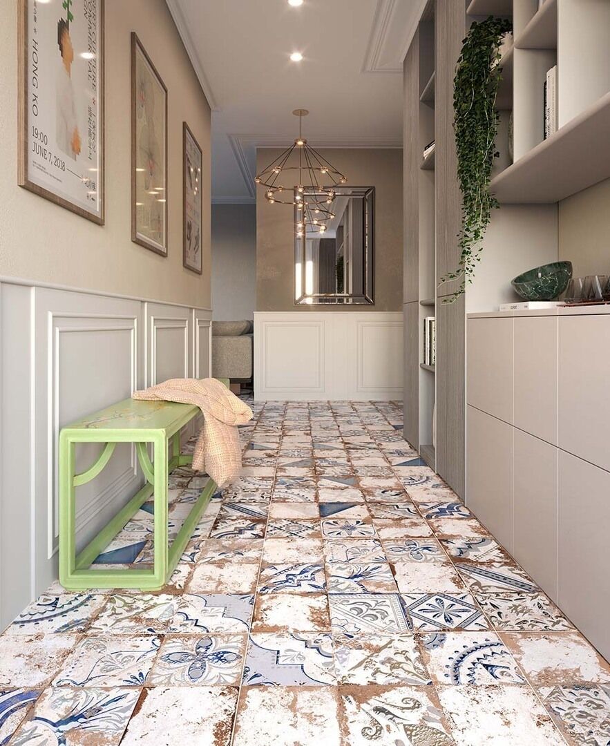 На пол Memory Azul Satin 58x58 - фото 9