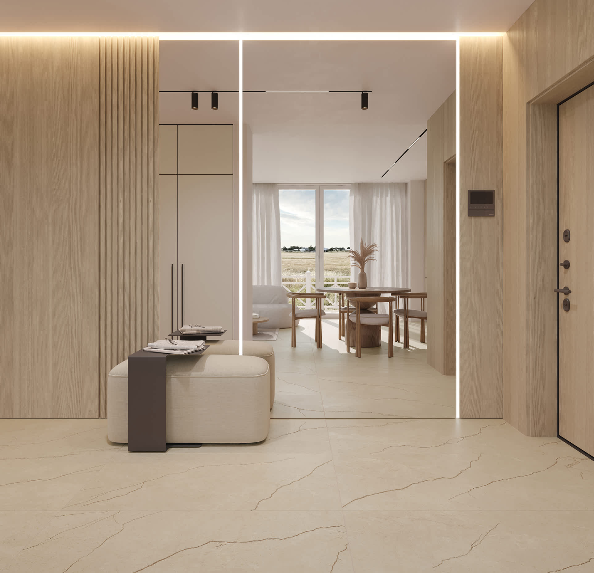 6461-0420 На пол Полдень / Polden Кремовый 60х60 - фото 18