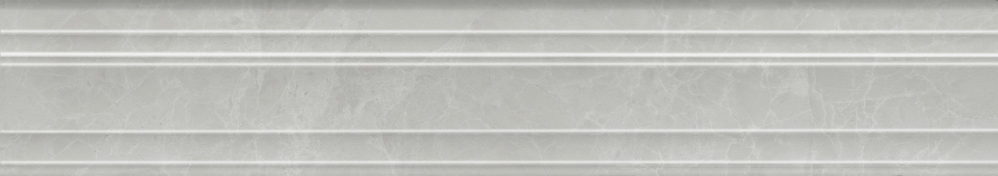 BLF023R Бордюр Монте Тиберио Багет серый глянцевый обрезной 40x7.3x2.7 - фото 3