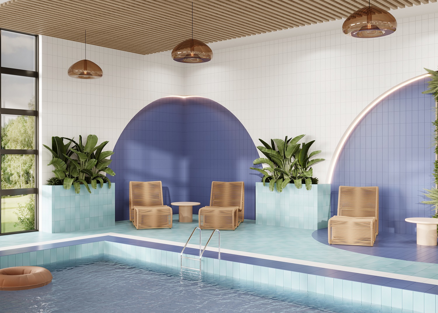 На стену Верона Голубой - фото 2