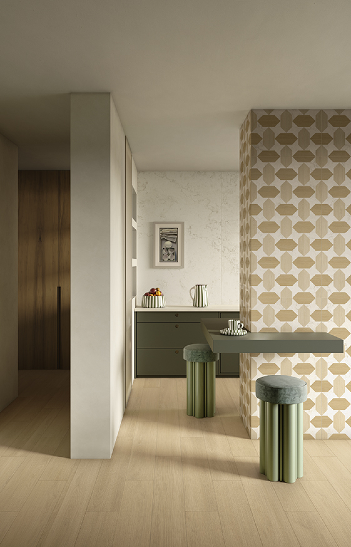 PF60020804 На пол Bon Ton Biancone Nat 3D Ret 60x120 - фото 29