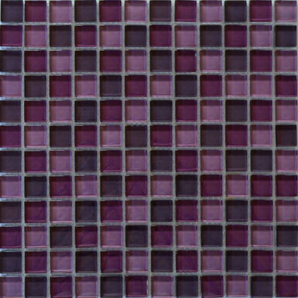 MGV 13 Настенная Из стекла Фиолетовый 30x30 (чип 2.3x2.3)