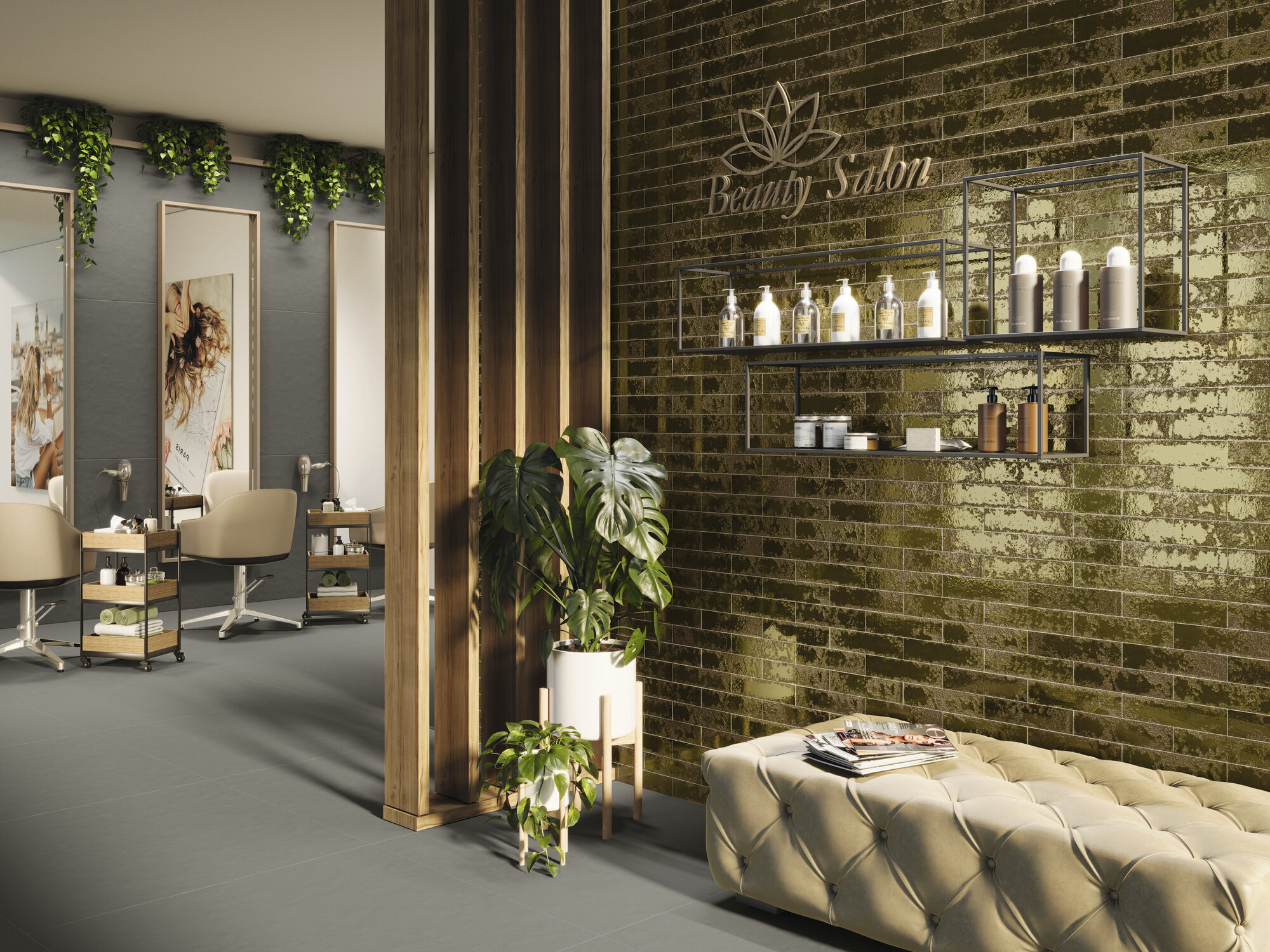 A041164 На стену Pukka Basil Green 6.4x26 - фото 21