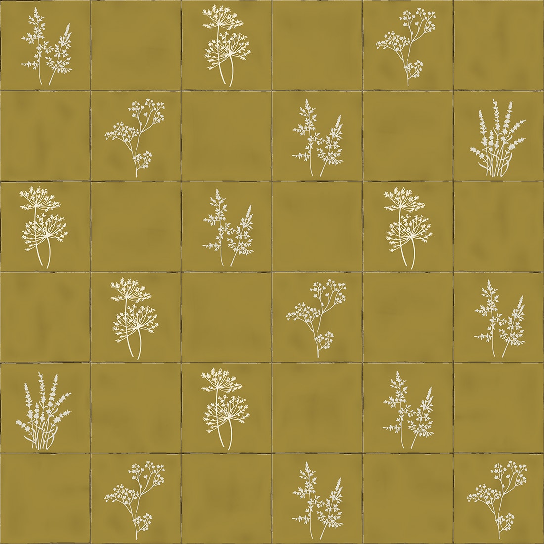 348F Декор Root Arvum-4 Ocher 13x13 - фото 2