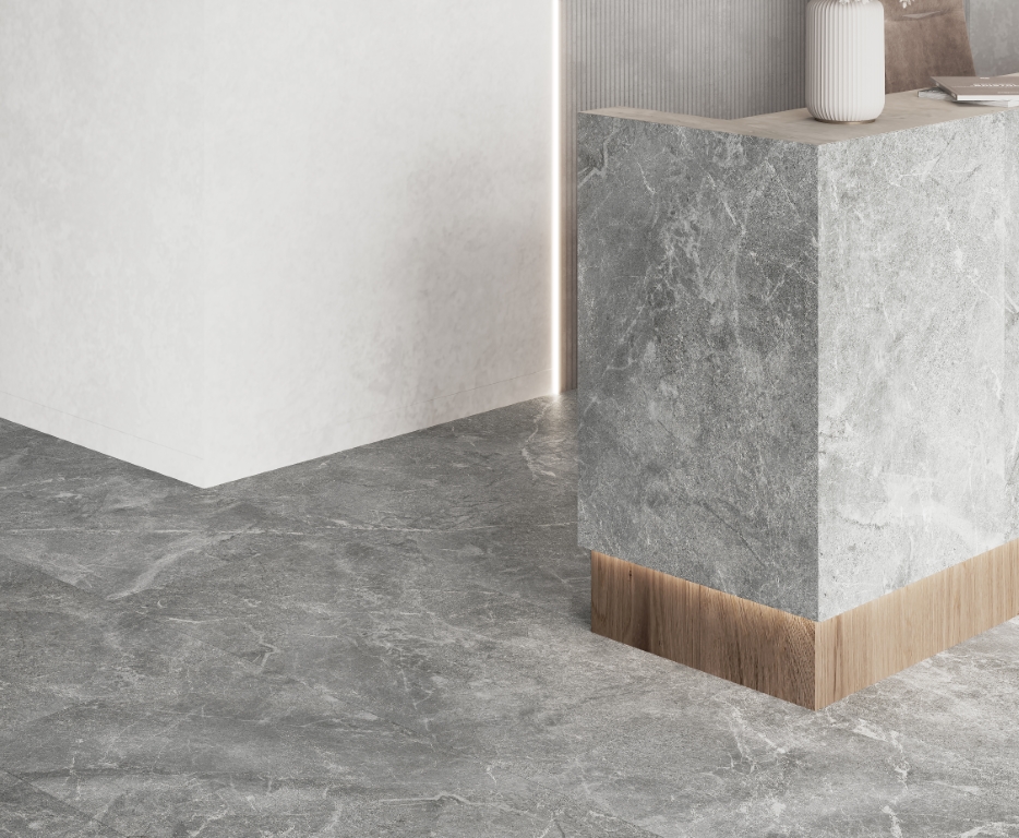 На пол Rocky Grey PRO Серый матовый R10GR STR 80х80 - фото 12