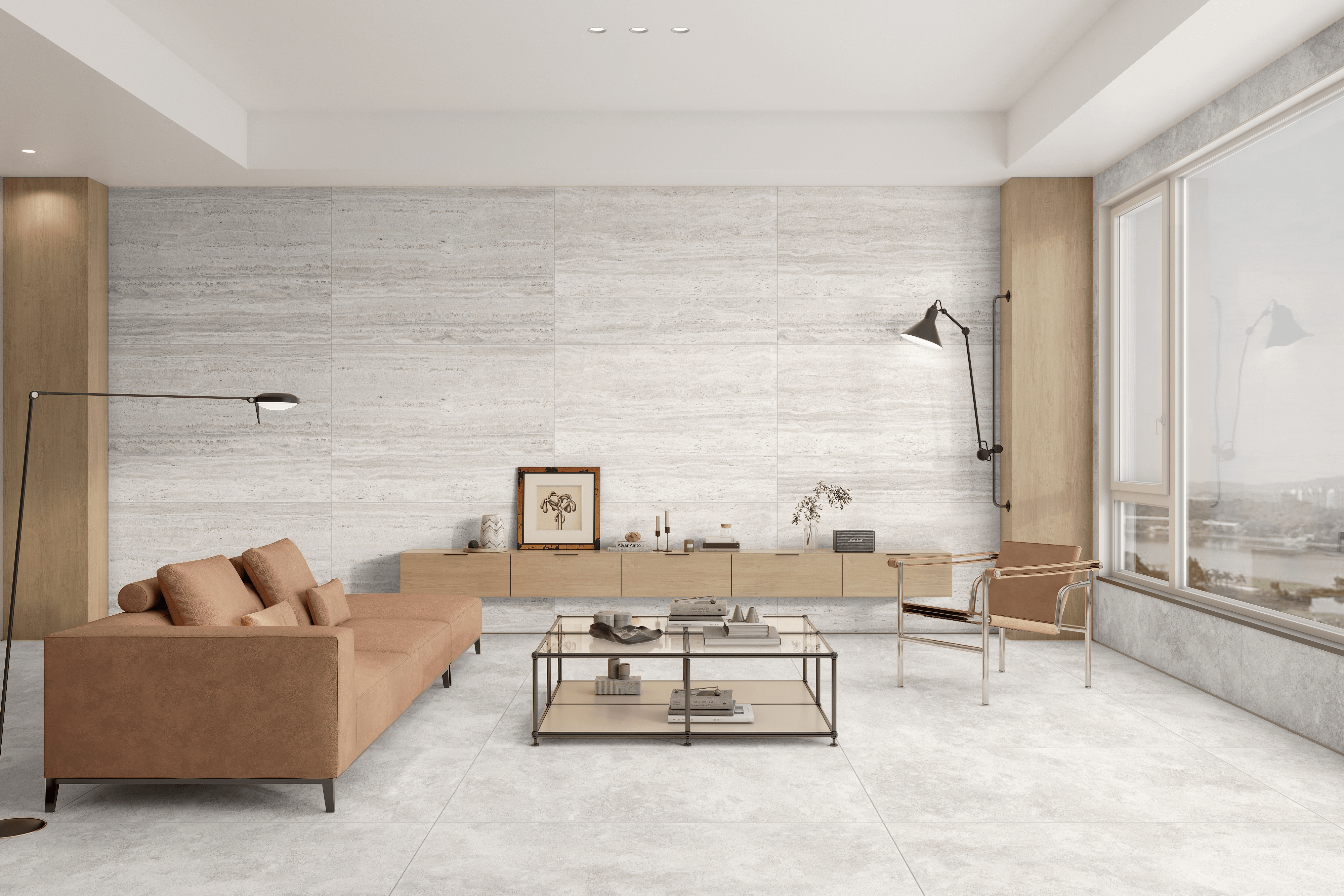 1183 На пол Stone Travertine Vein Royal Matt 120x60 - фото 129