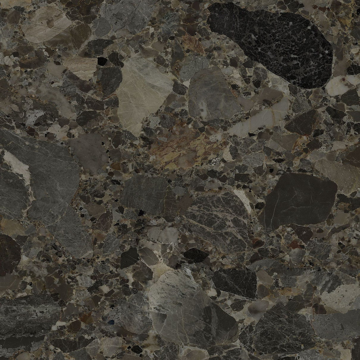 На пол Лонгфорд 5 черный 60х60 - фото 2