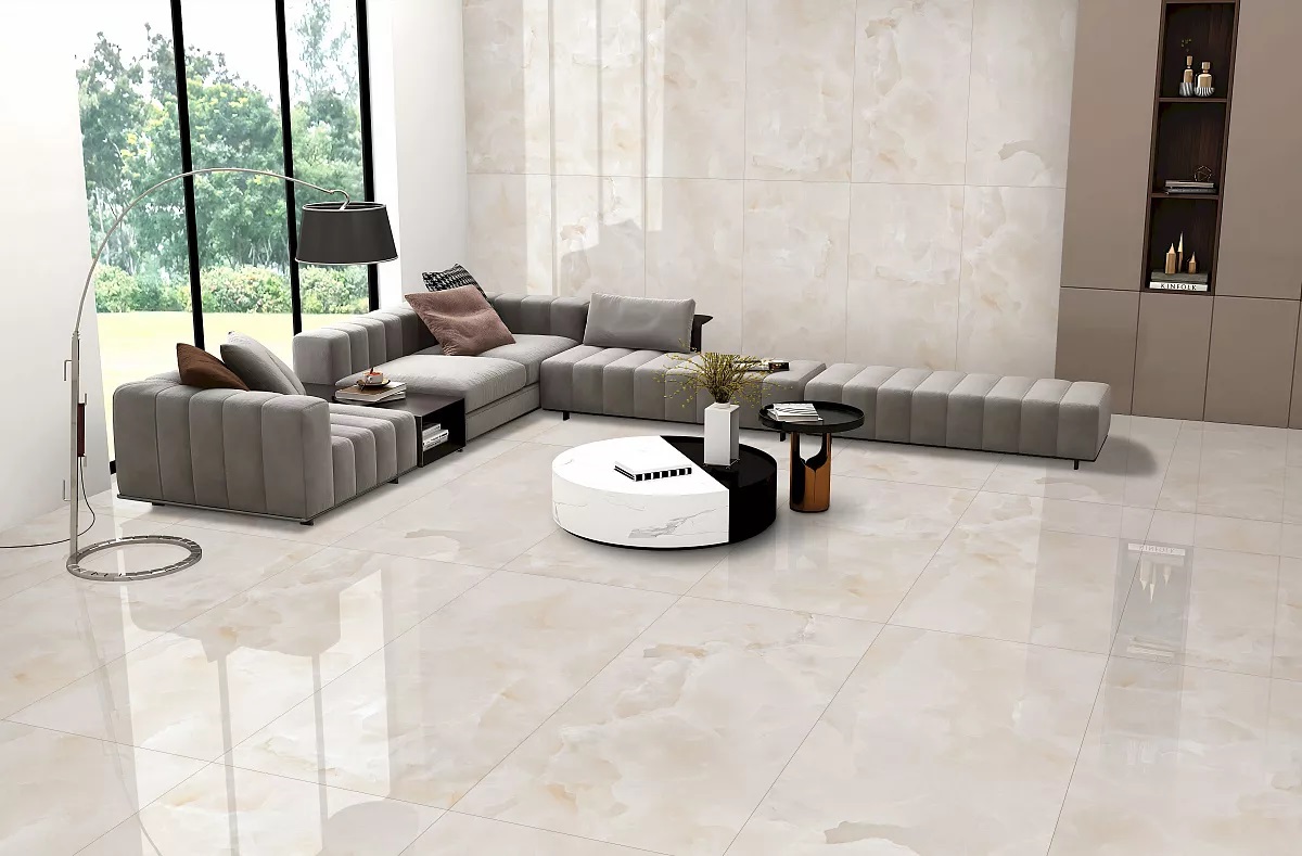 На пол Kinder Beige Glossy 60x120 - фото 7