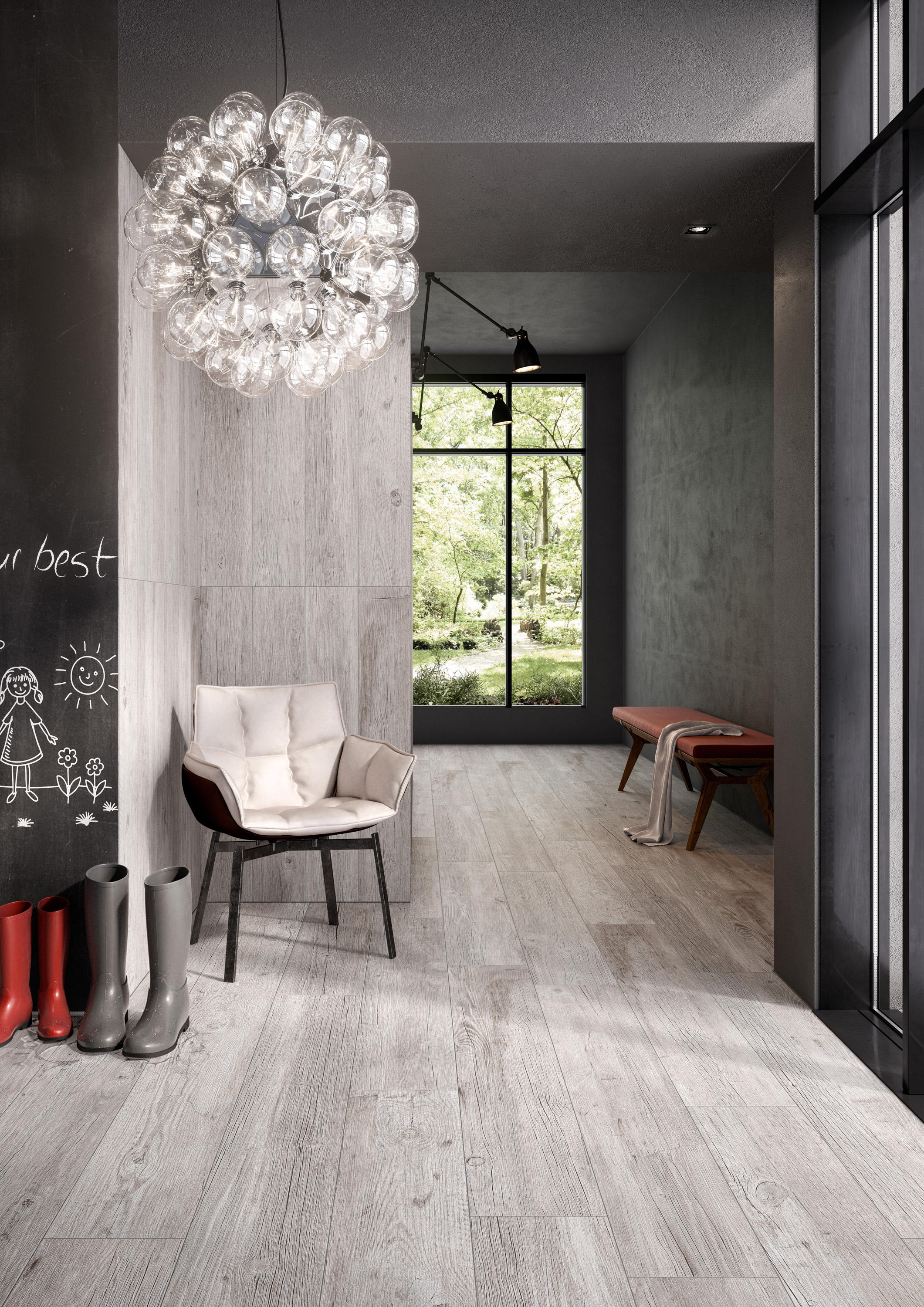 На пол Country Wood Marrone 25x151 - фото 9