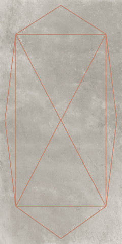 763520 Декор Araldica Cemento Blasone Rosa Mat R 6mm 120x240