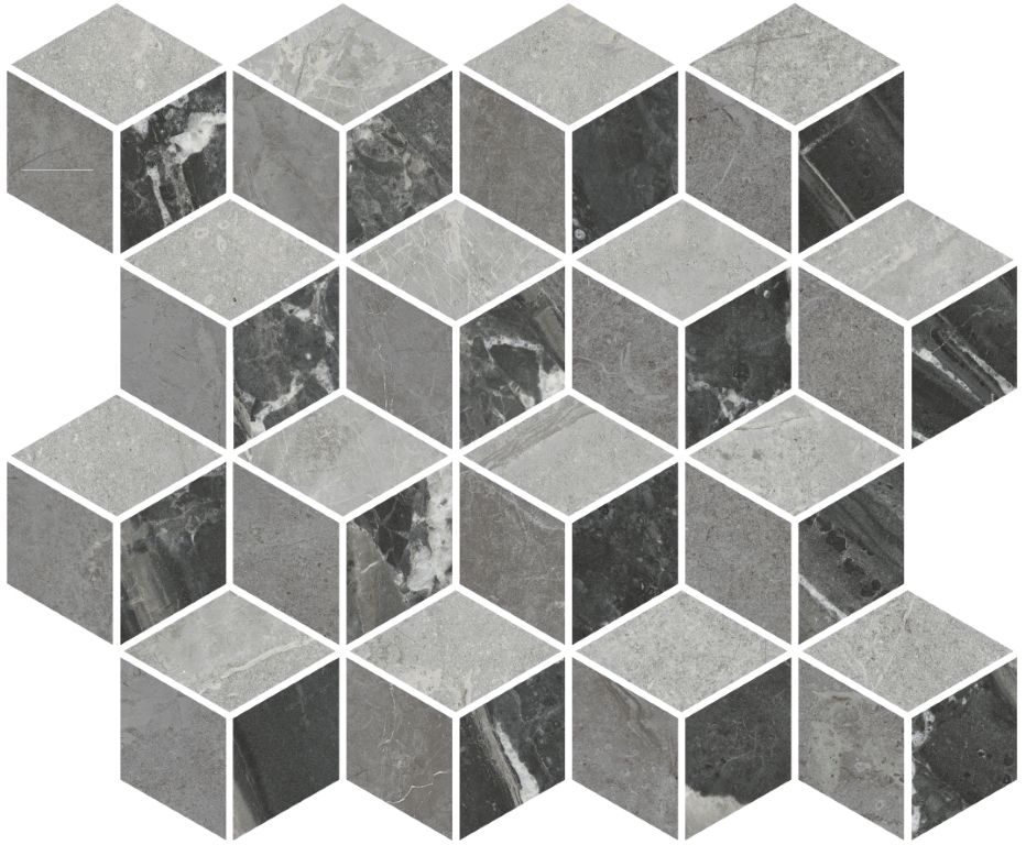 T017/48008 Декор Риальто 1 мозаичный глянцевый 45x37.5x1 - фото 2