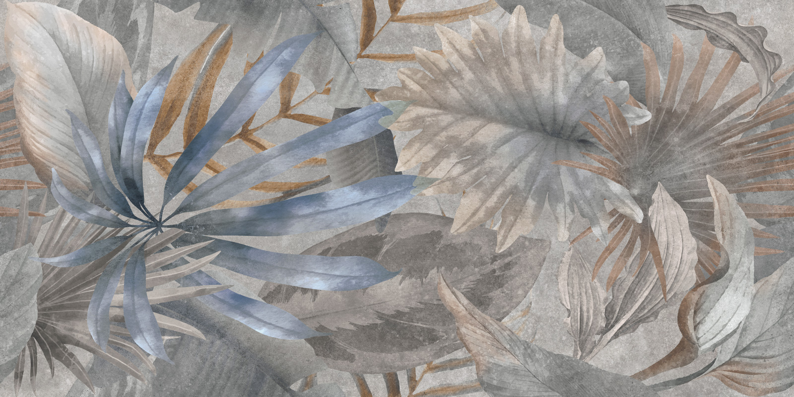 D120240G Декор Bahamas Floristry Dark матовый граниль 600x1200x9.5 - фото 7