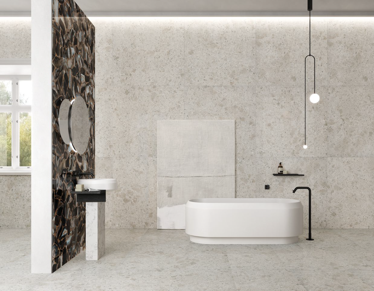 P6616 На пол Fragmenta Bianco Greco Soft 60x60 - фото 15