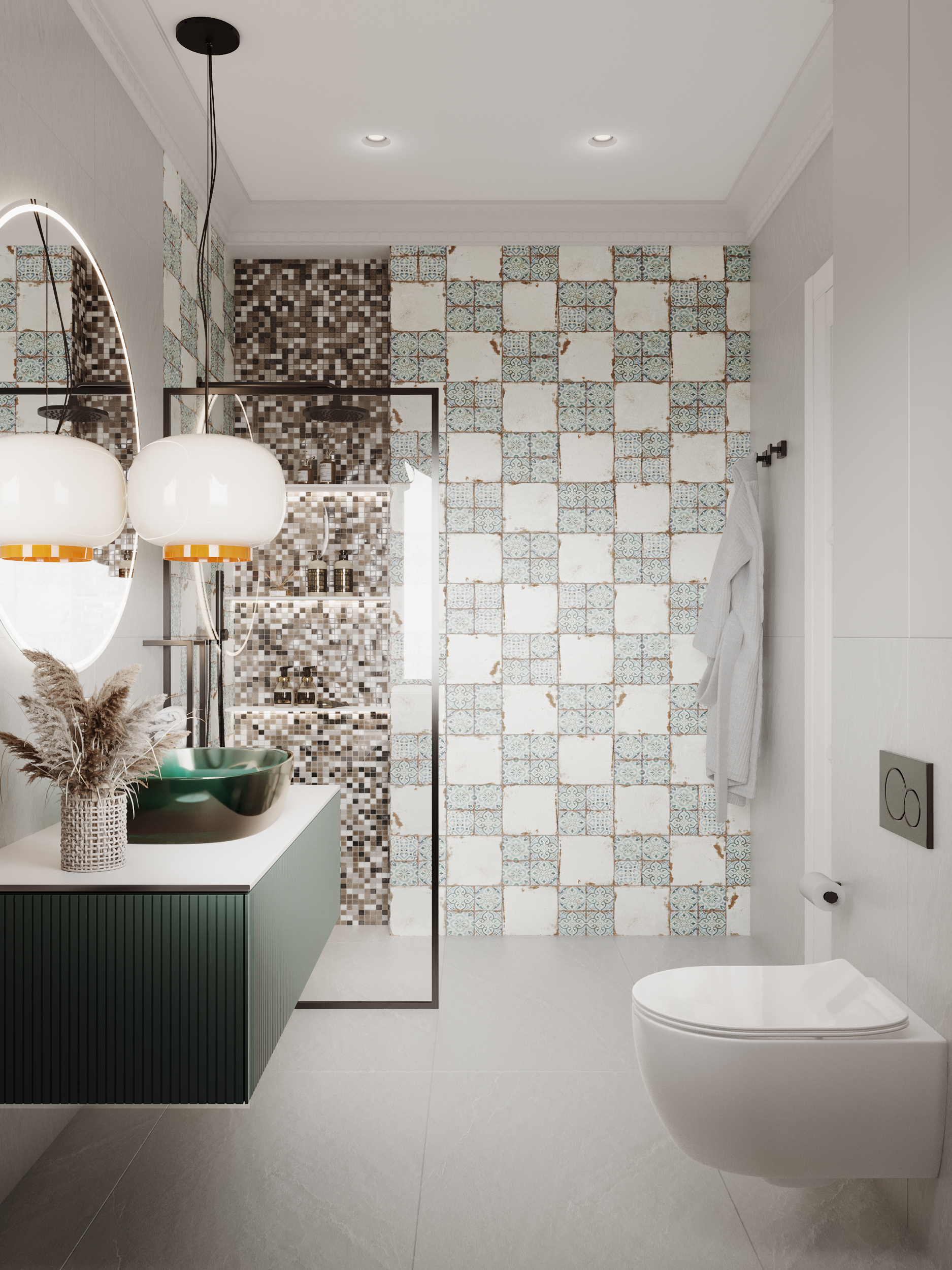 Arktika 4*20*20  327*327 На пол Стеклянная мозаика Arktika  - фото 6