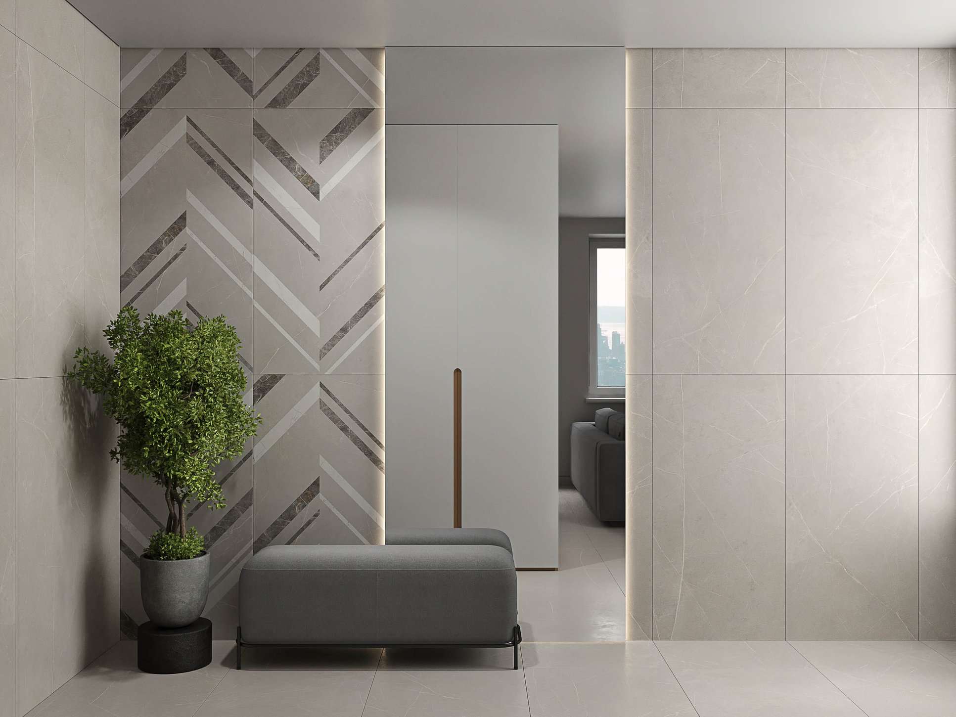 IM00/PS_NC/60x60x10R/GW На пол Improve IM00 White Полированный Рект. 60x60x10 - фото 14