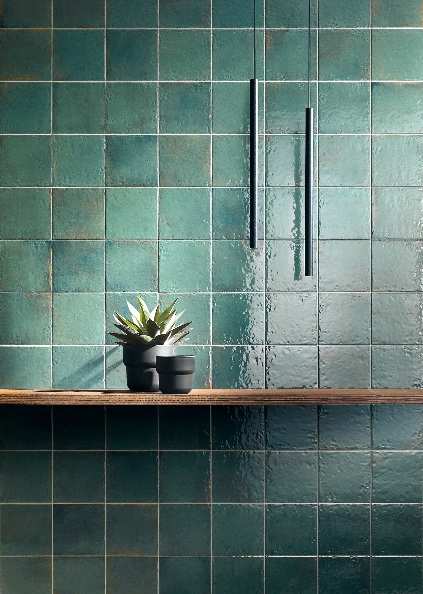 154505 На стену Oxida Brick Green 7.5x30 - фото 7