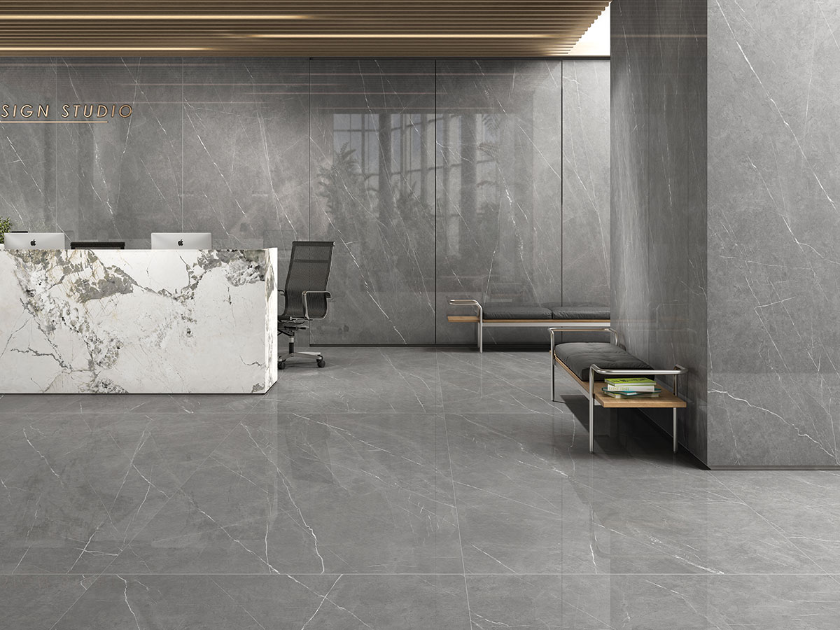 На пол Pietra Roma High Gloss 120х278х6 - фото 2