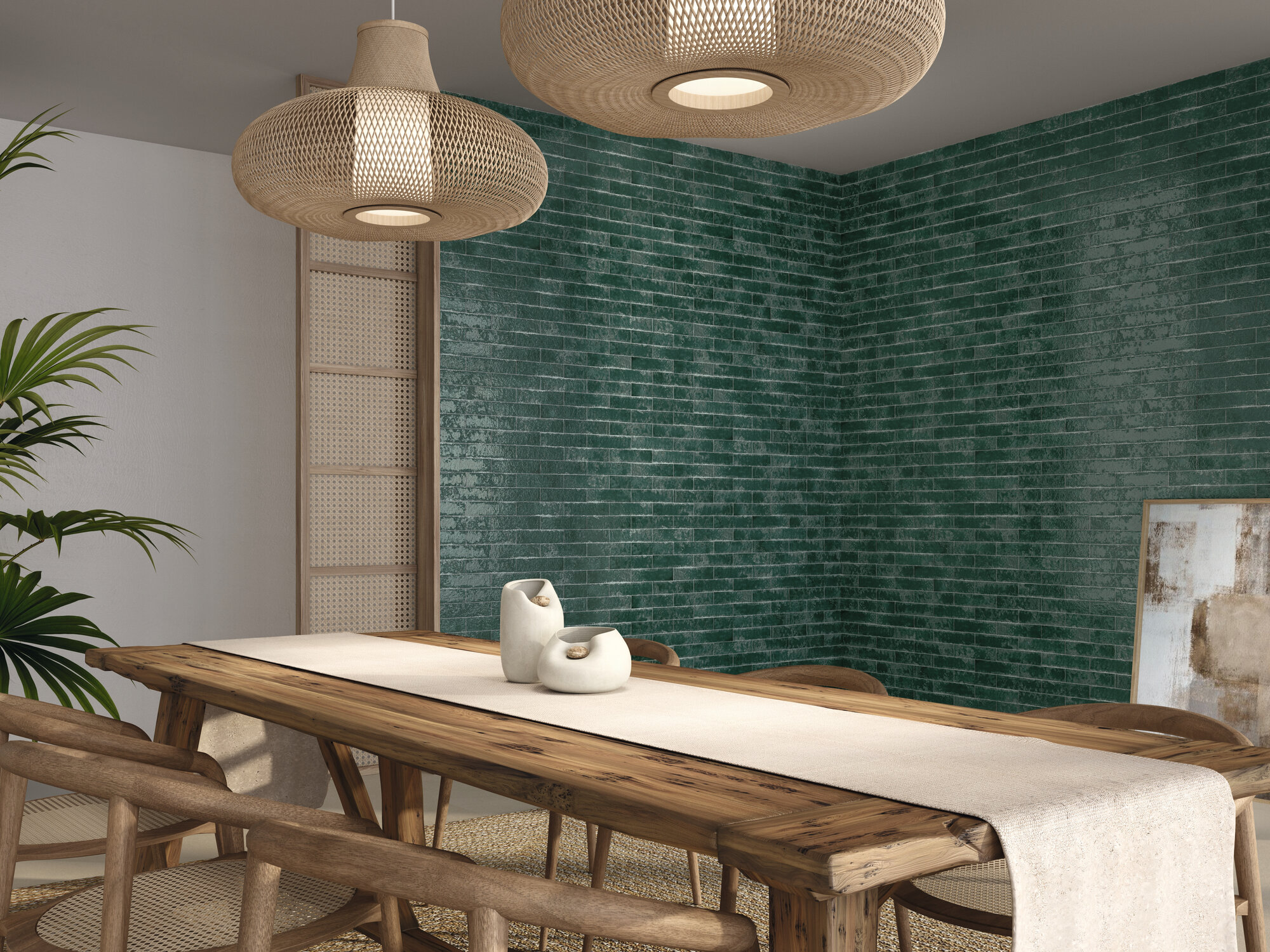 A041164 На стену Pukka Basil Green 6.4x26 - фото 6