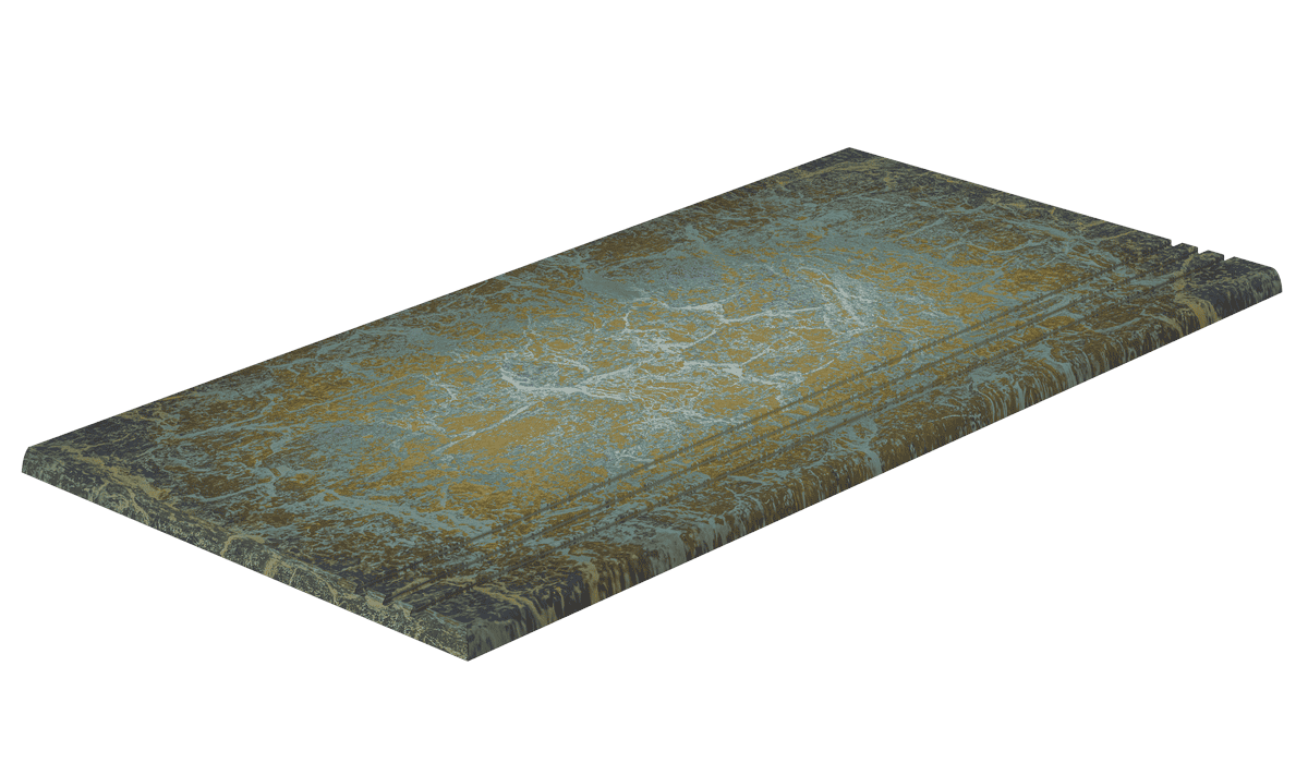 OMSCL Ступень Natural Series Olcay Mix Left Antislip 33х66