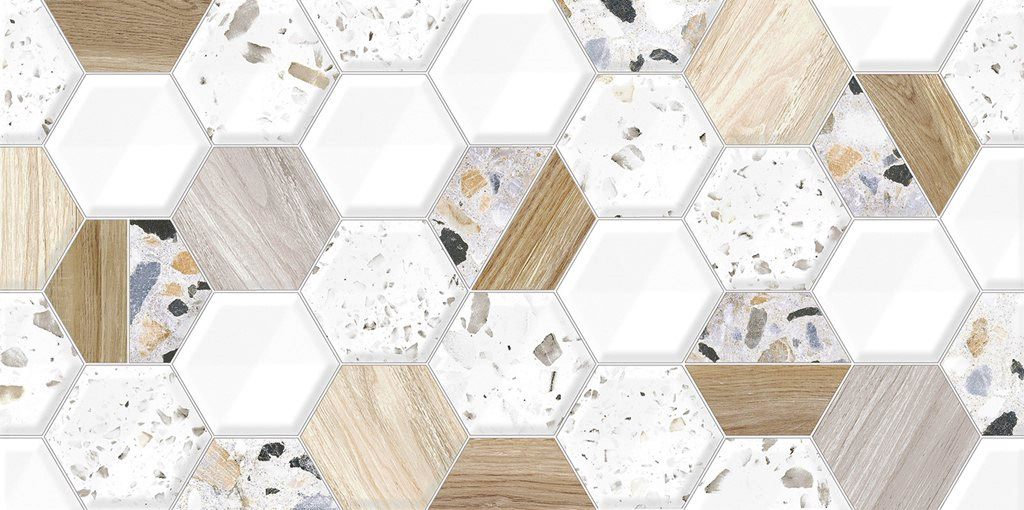 TWU09BLB014 На стену Bilbao Hex Рельеф - фото 5