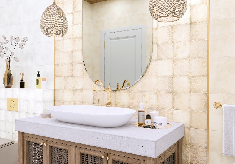 TWU09RCD010 На стену Richard Белая Рельеф - фото 9