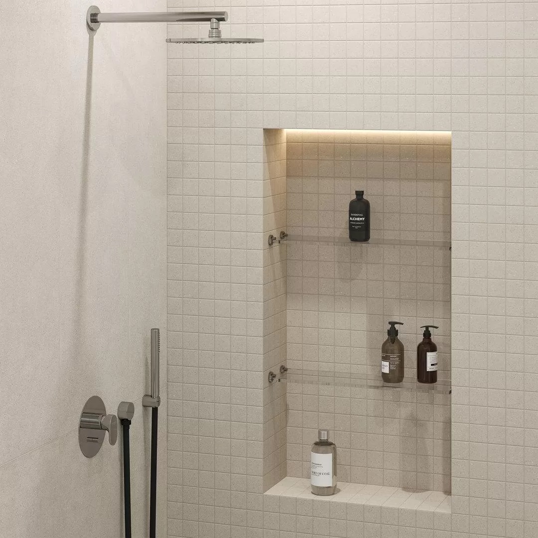 BLF006R Бордюр Монсеррат Багет Бежевый Светлый Матовый Обрезной - фото 11