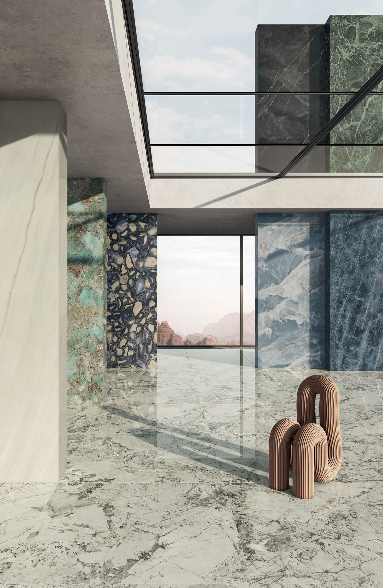 AHSE На пол Anima Wonder Glacier Liscio Matt 60x120 - фото 20