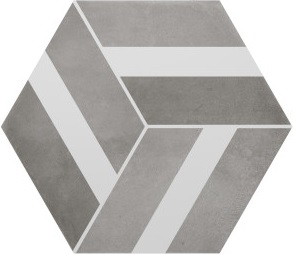 На пол Six Cementine Bari Grey 23x27 - фото 3