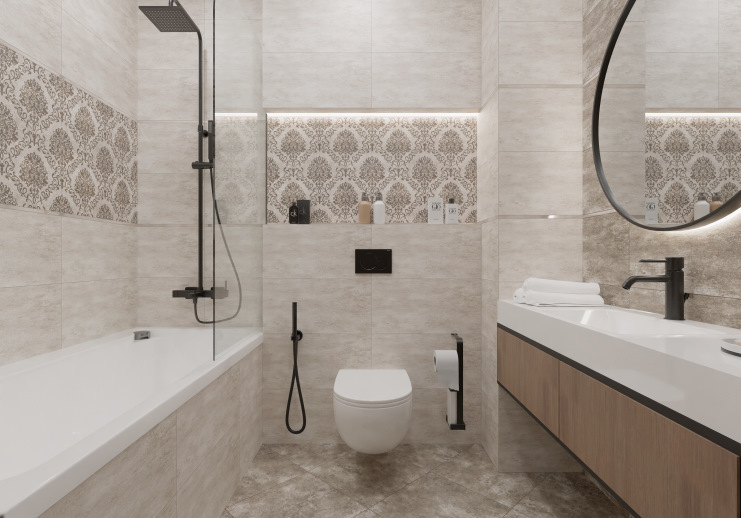 TP3650HM Декор Дриада Узор 30x60 - фото 3