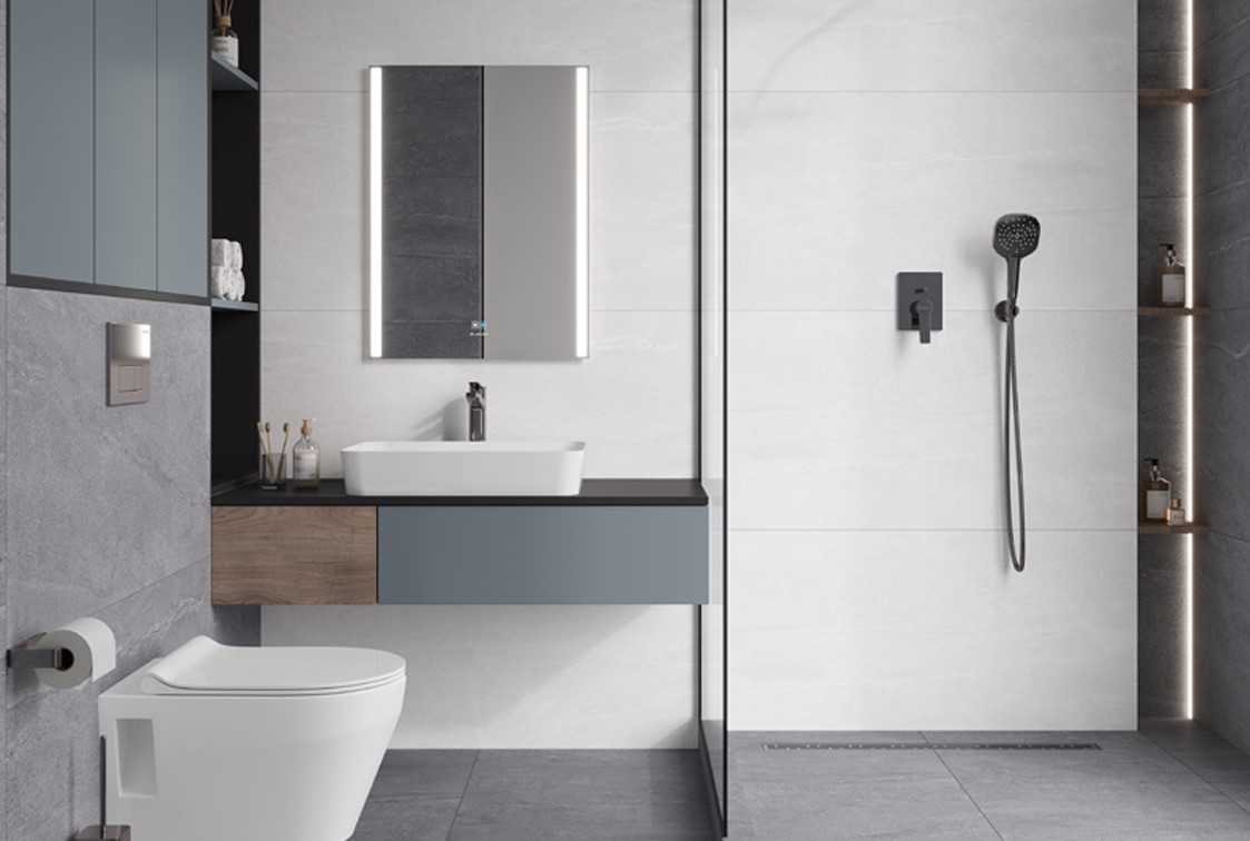 На пол Beton Majestic White Белый Матовый 60х60 - фото 9