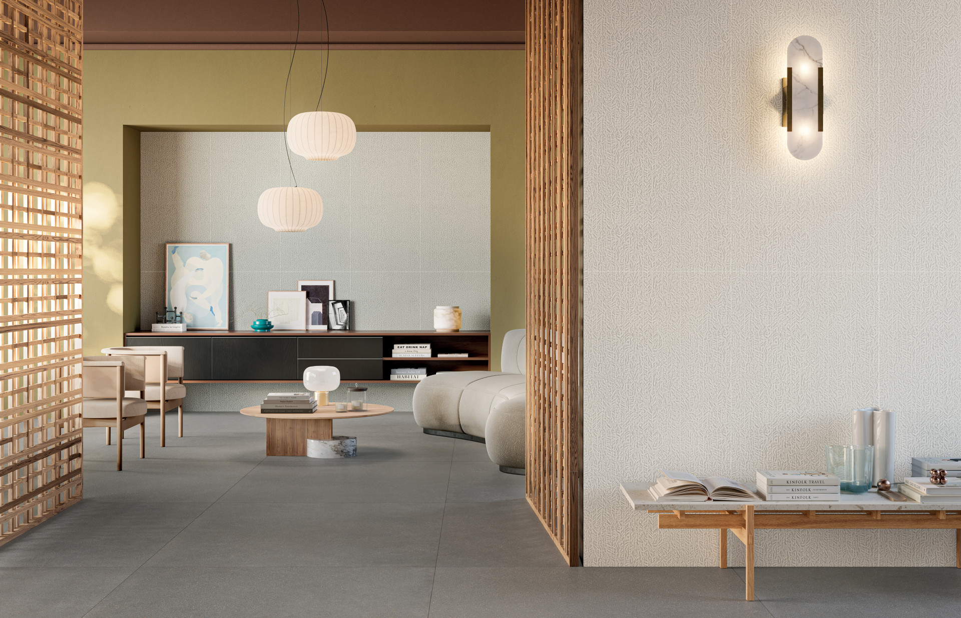 CCL6 На пол Plumage PM01 Neige Nat SQ 60x120 - фото 3