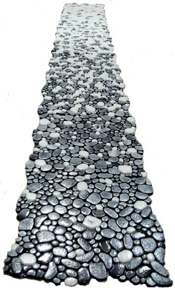 Е-064 На пол Gravel Светло-бежевый гравий антислип 30.5x30.5 - фото 21