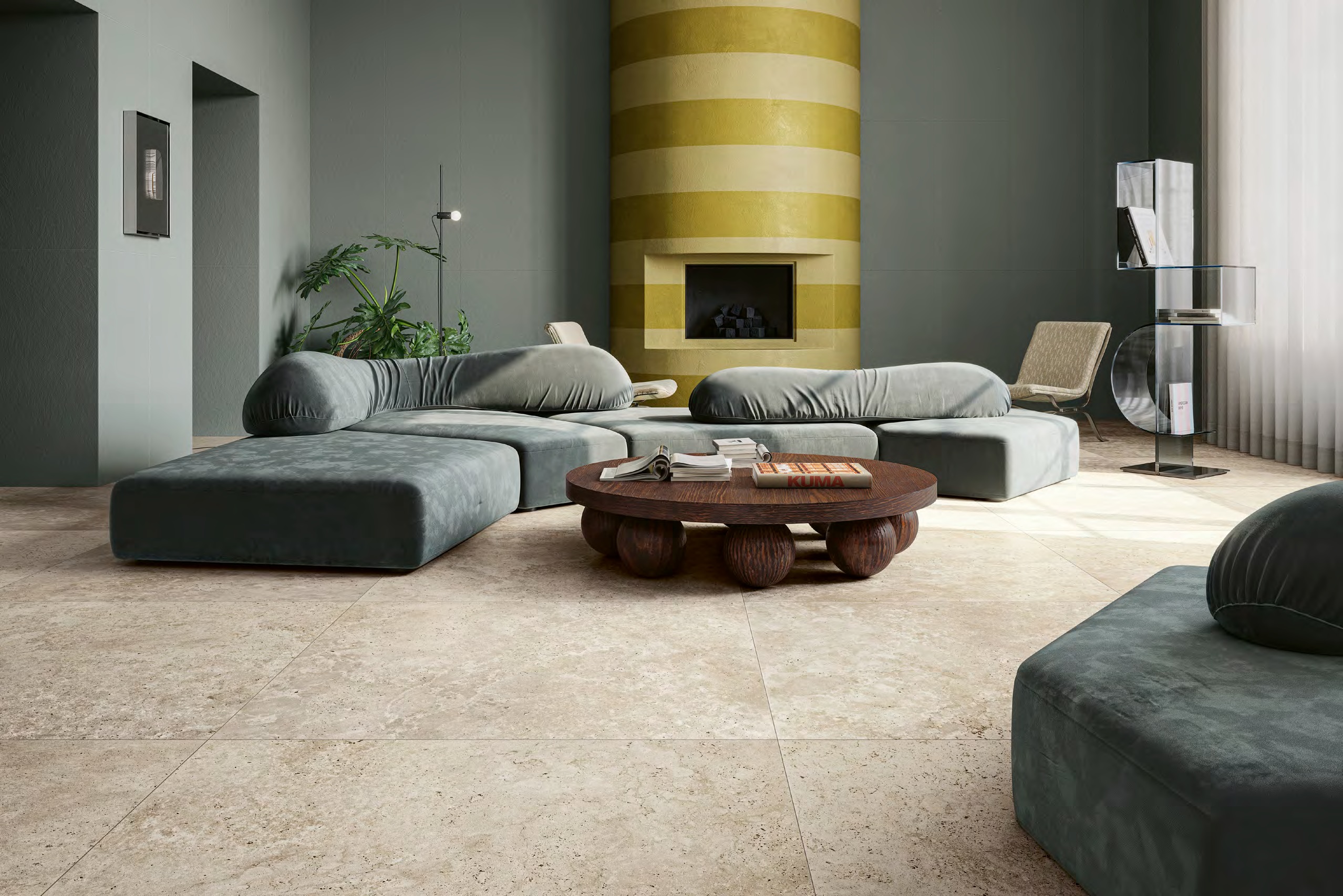 1089348 На пол Grande in Falda Marmo Primavera Rett 60x120 - фото 19