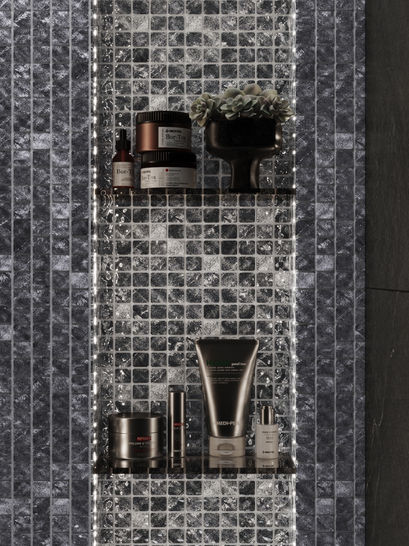 Arktika 4*20*20  327*327 На пол Стеклянная мозаика Arktika  - фото 13