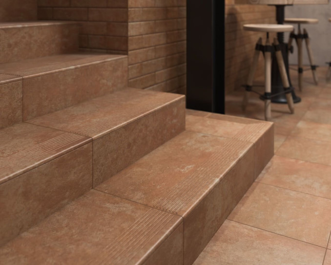 Ступень Ilario Ochra Stopnica Prosta Mat 30x60 - фото 5