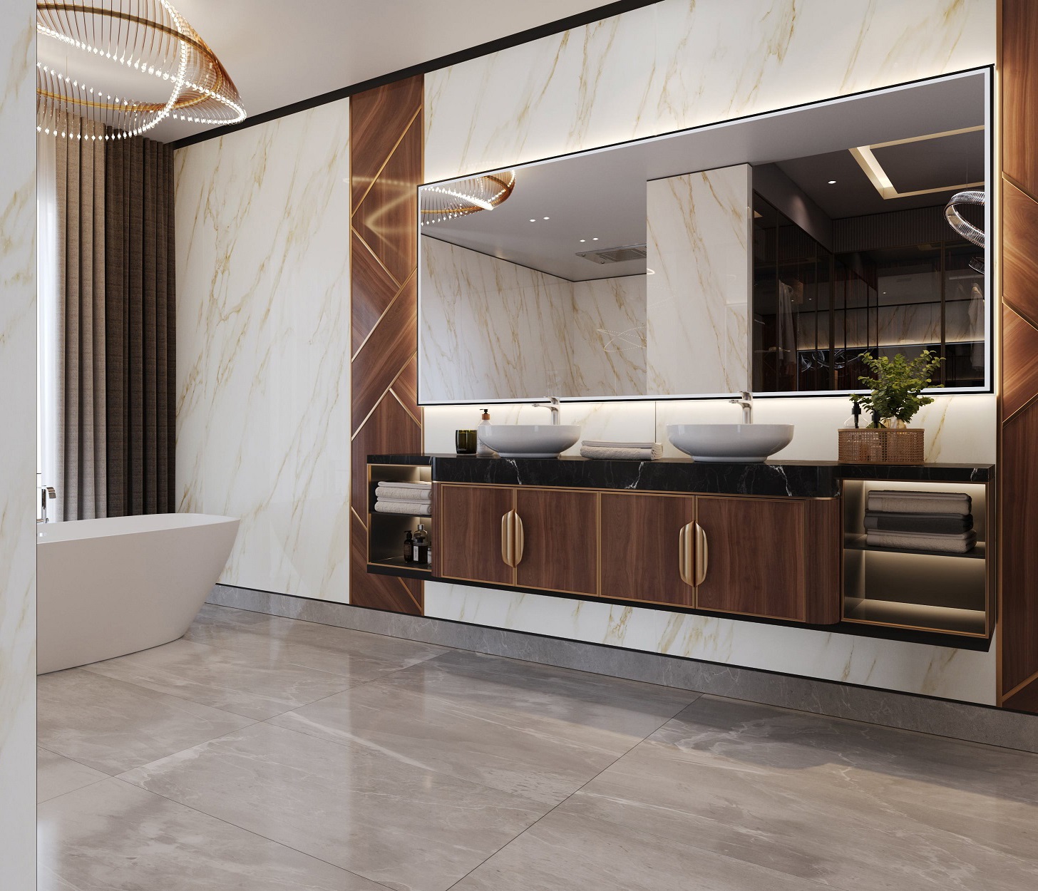 NTT3603C На пол Atlas Home Calacatta Empire 120x280 - фото 56