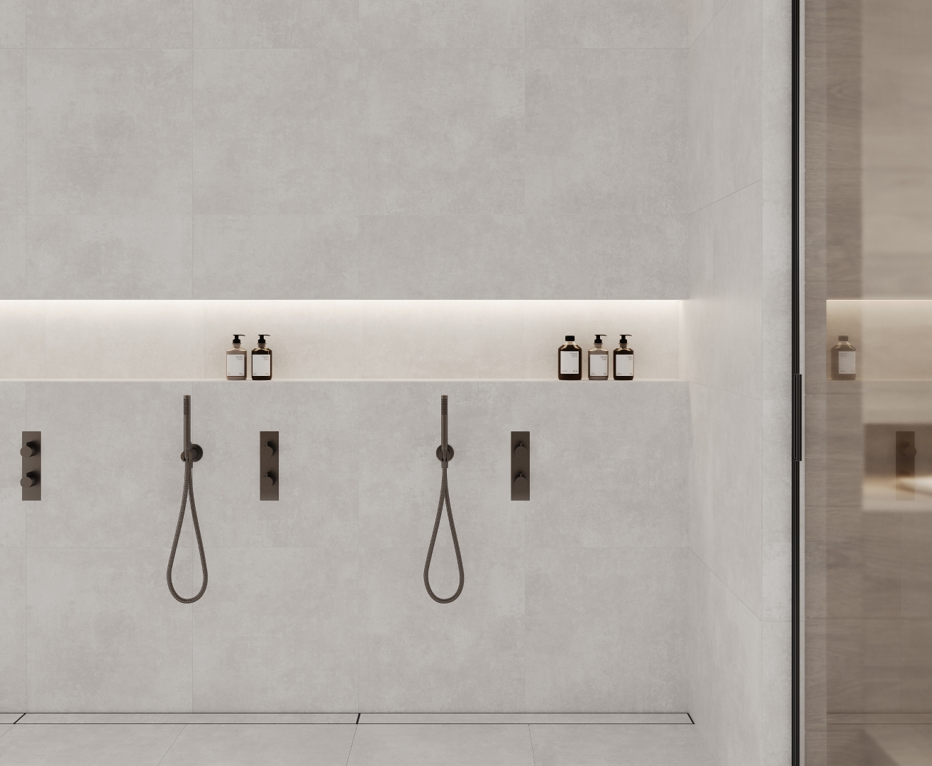 На пол Betonica Silver PRO Серый матовый R11Soft 60х120 - фото 10