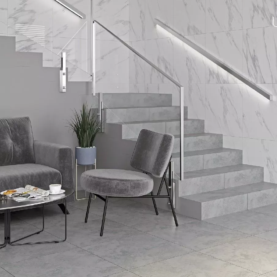 E-3042/MR/600x600x9 На пол Unicom Белый ректификат 600x600x9 - фото 7