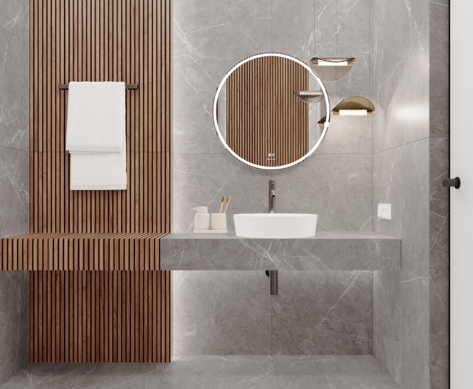 На пол Pietra Grey Серый матовый карвинг 60х120 - фото 9