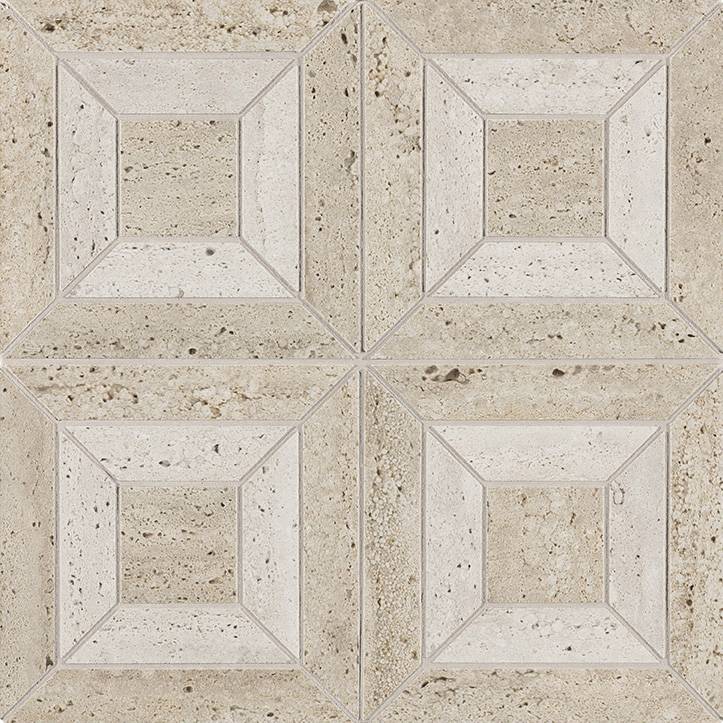 fTQU На пол Materia Classica Beige Bianco Icon C Mosaico 30x30