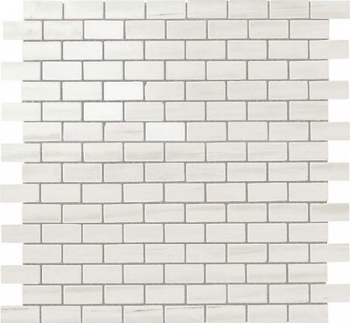 AS31 Декор Marvel Stone Bianco D. Mosaico Lapp. Burattato