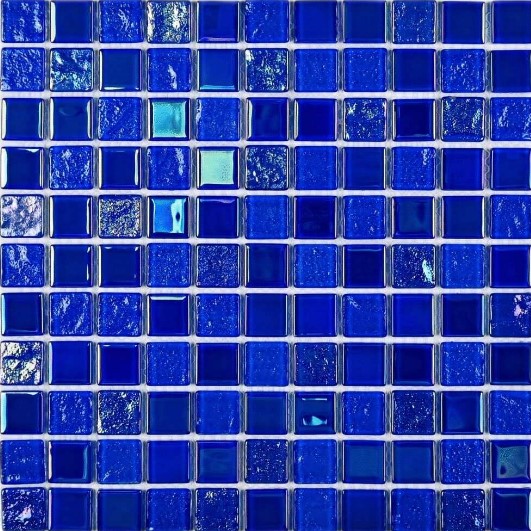 На пол Стеклянная мозаика Bondi dark blue 300*300