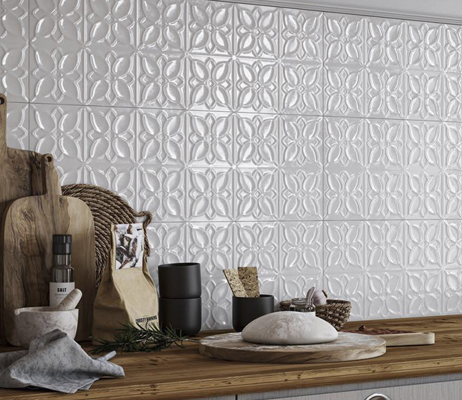 LBU333D На стену Lissabon Рельеф квадраты сине-зеленый - фото 7