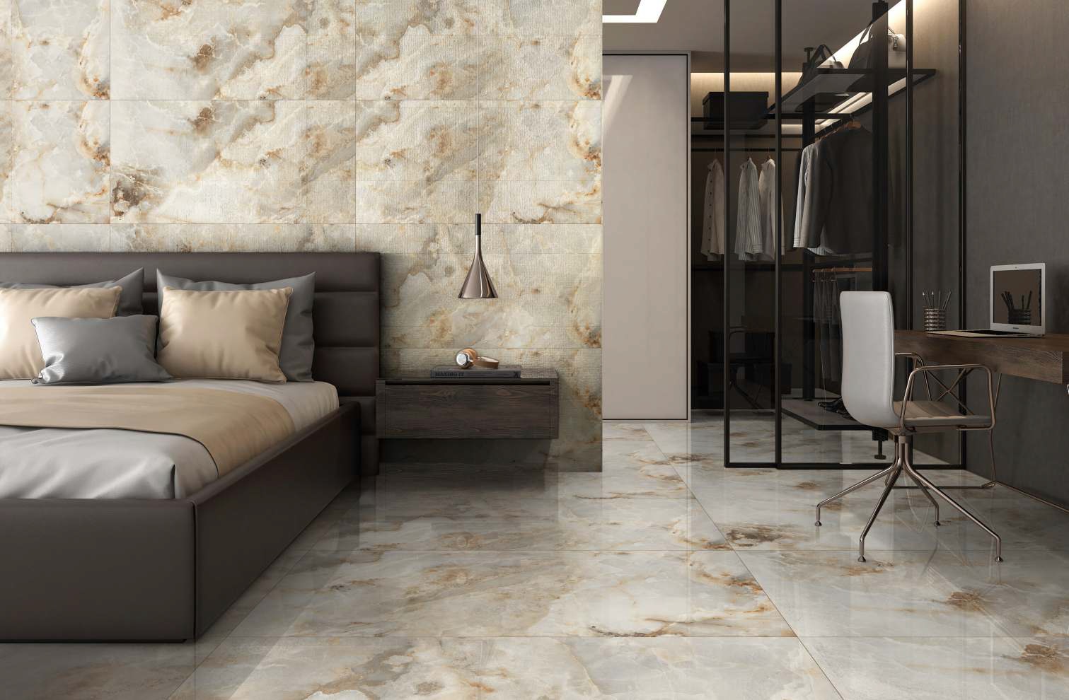 На пол Polished Sahara Dark 60x120 - фото 11