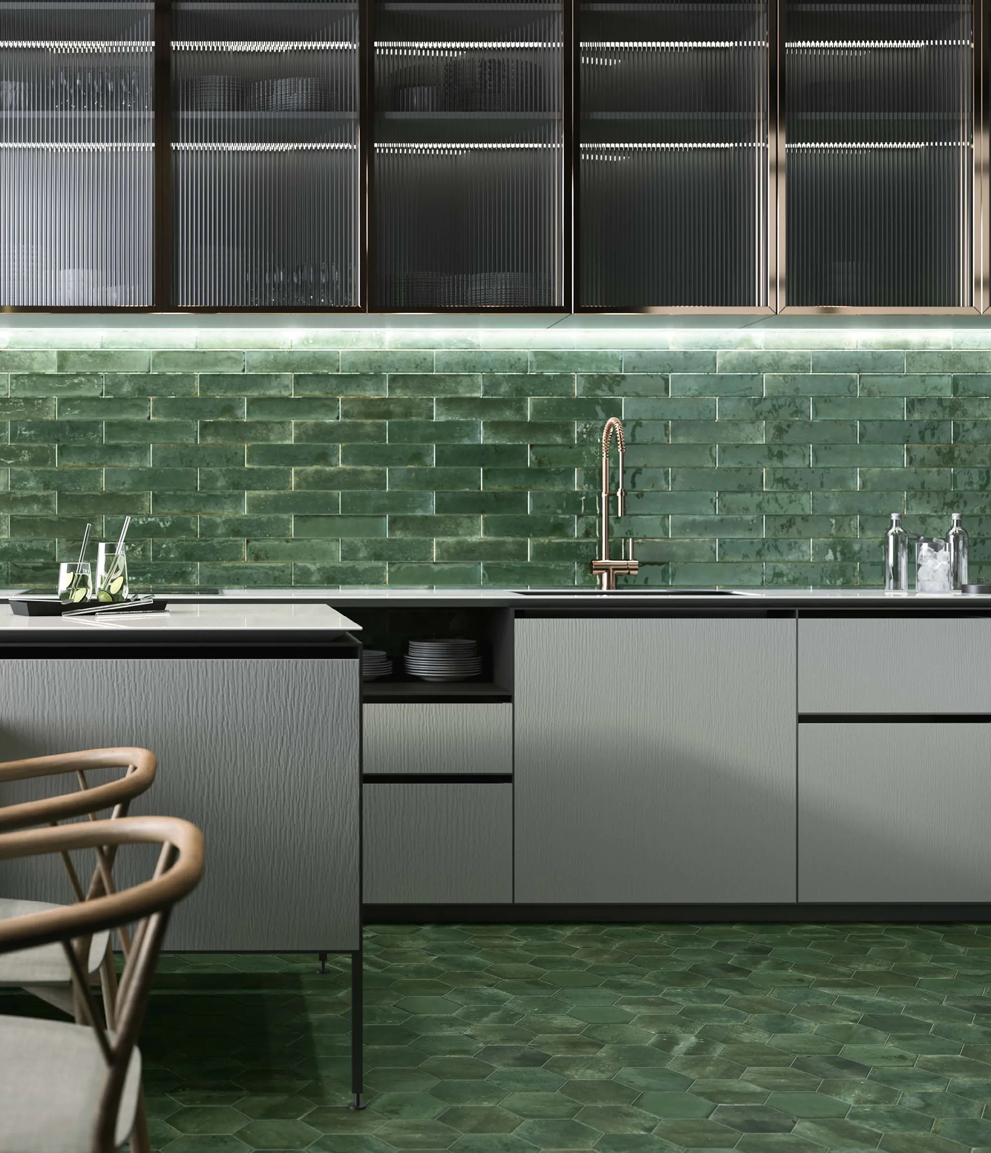 PT03154 На пол Hope Hex Blue Matt - фото 17