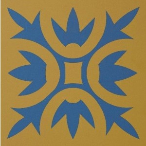 Декоративная вставка Метлахская плитка 050N027D006 ENC06 Roy 06 (JAU.BEN) 5x5