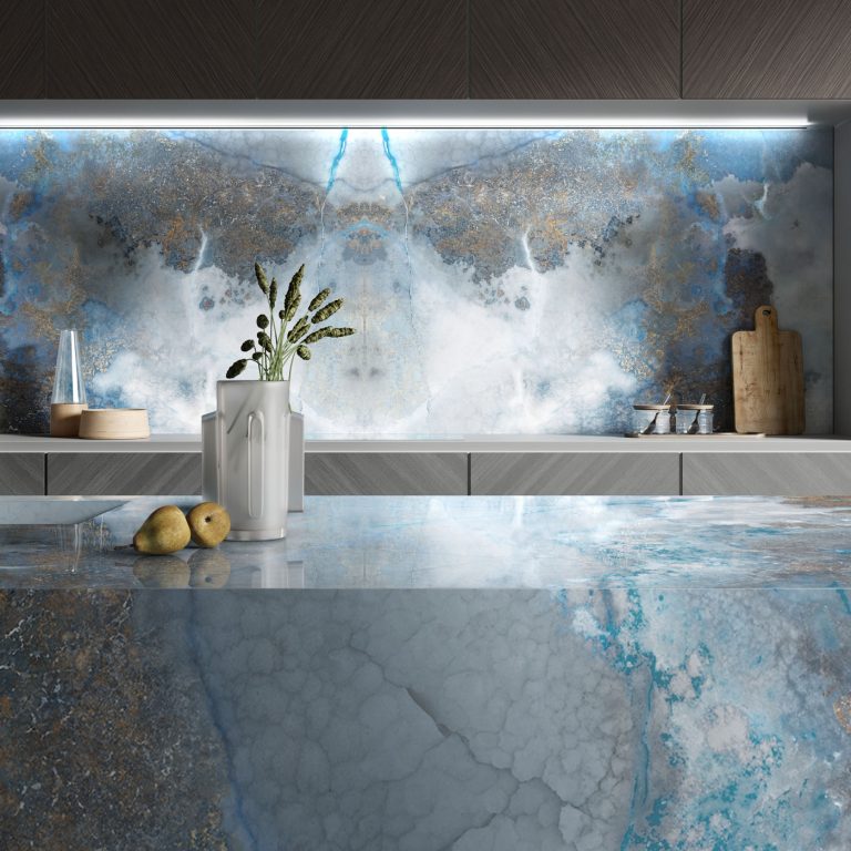 BEY7 На пол Onice OC05 Thunderstorm Polished 6mm 160x320 - фото 4