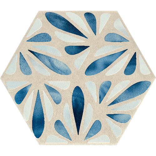 J083 На стену Terracreta Dipinto Marna Esagonо 25х21.6